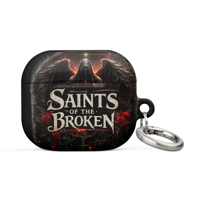 Saints of the Broken Gothic AirPods® Protective Case with Carabiner
