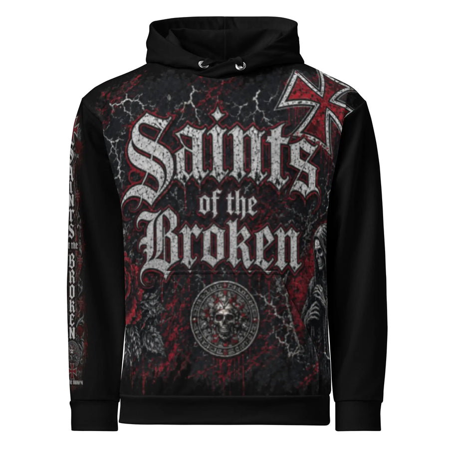 Saints of the Broken “Broken Family” Full Design Gothic Hoodie