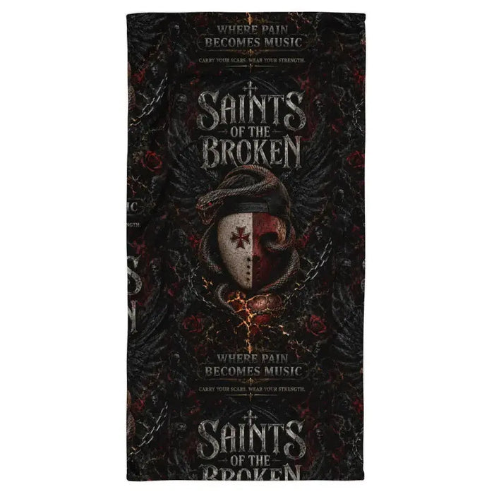 Saints of the Broken — Serpent of Strength Gothic Towel
