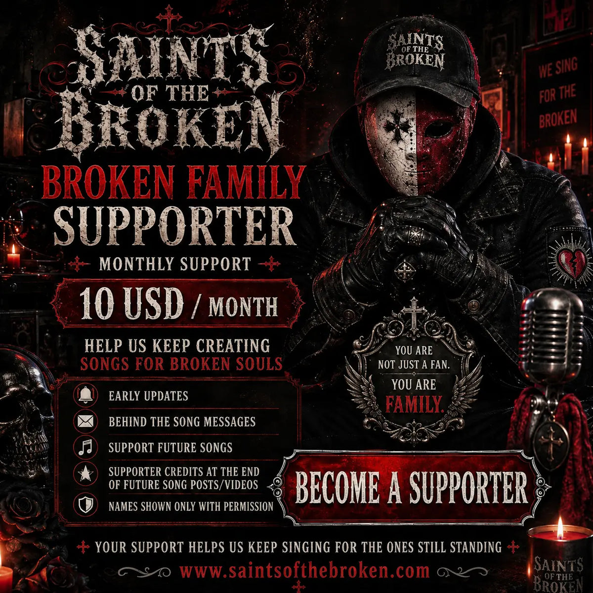 Broken Family Supporter — Monthly Support GLR SHOPPING