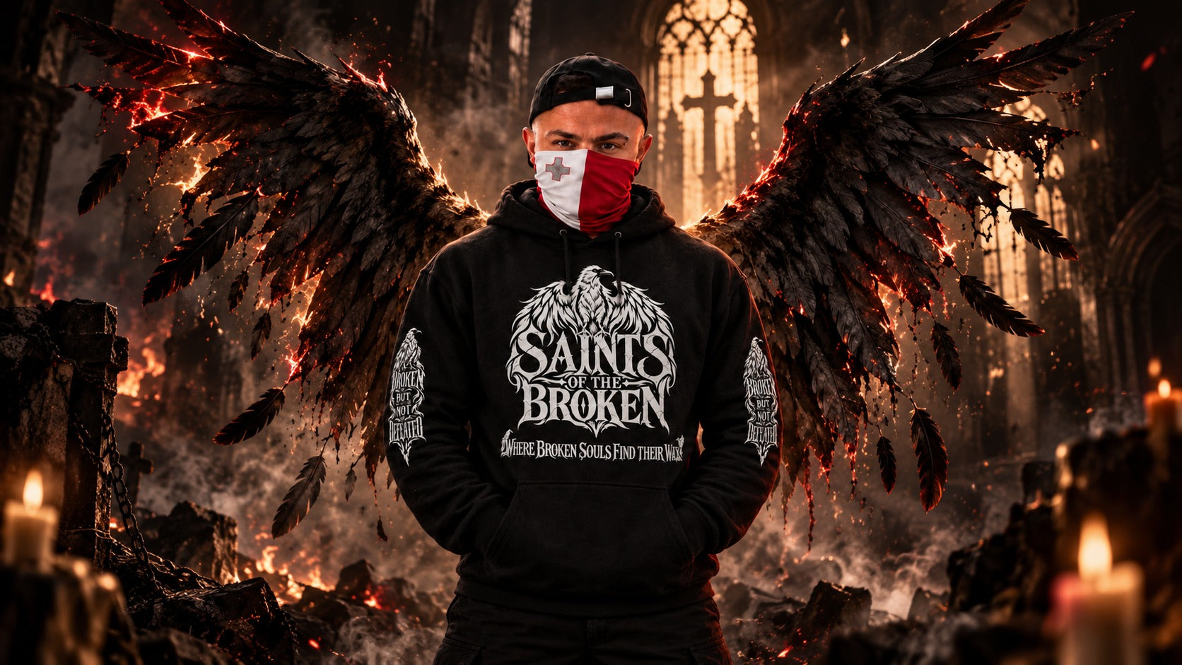 Fallen Angels — Saints of the Broken official video artwork